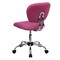 Emma and Oliver Mid-Back Mesh Padded Swivel Task Office Chair with Chrome Base